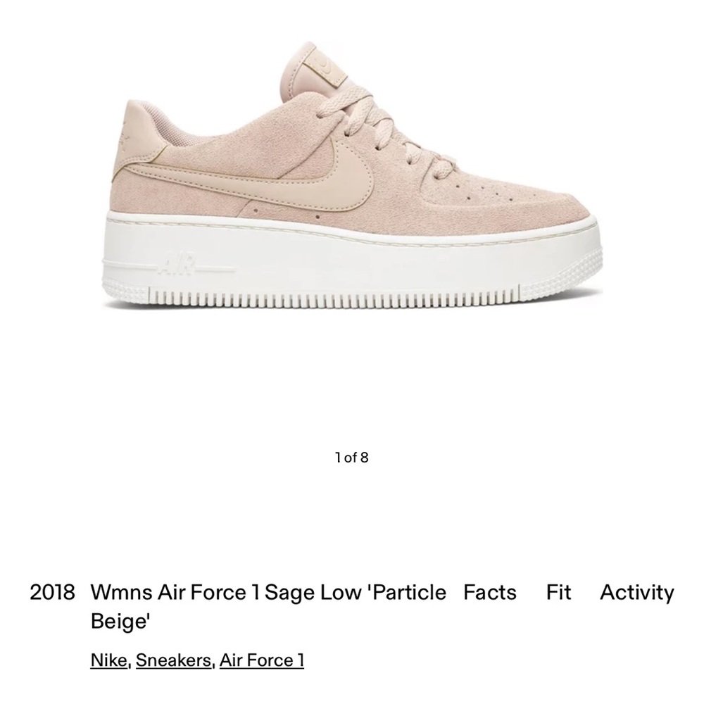 2018 Air Force 1 Sage Low 'Particle Beige'
